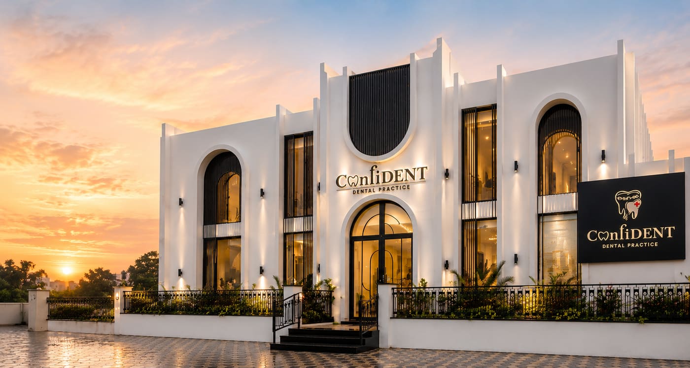 Confident Dental Practice clinic building exterior